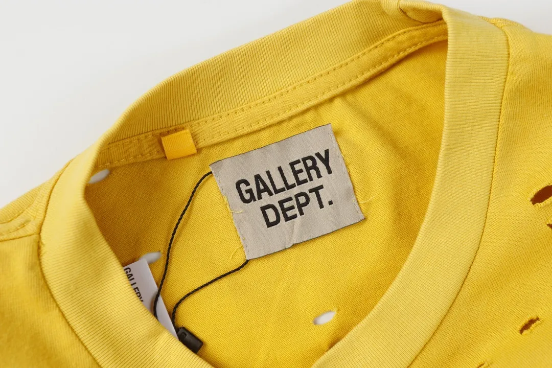 GALLERY.DEPT new summer short-sleeved model number: D3123p110 color: yellow code number: S M L XL
